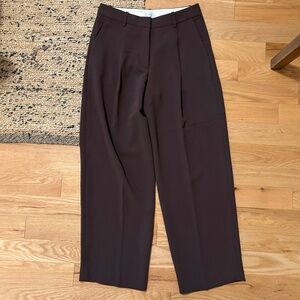 Aritzia Willa dress pant NWT in rich mocha brown